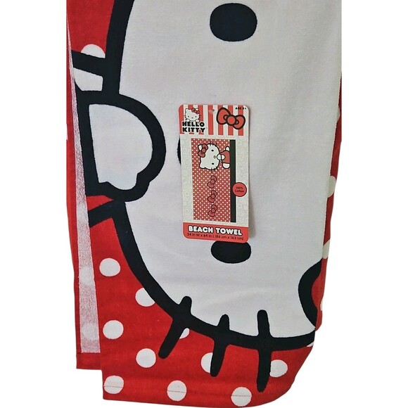 Hello Kitty Beach Pool X Lg. Towel/ Perfect Bath Towel - 34 " W x 64" L NWT - Picture 2 of 5